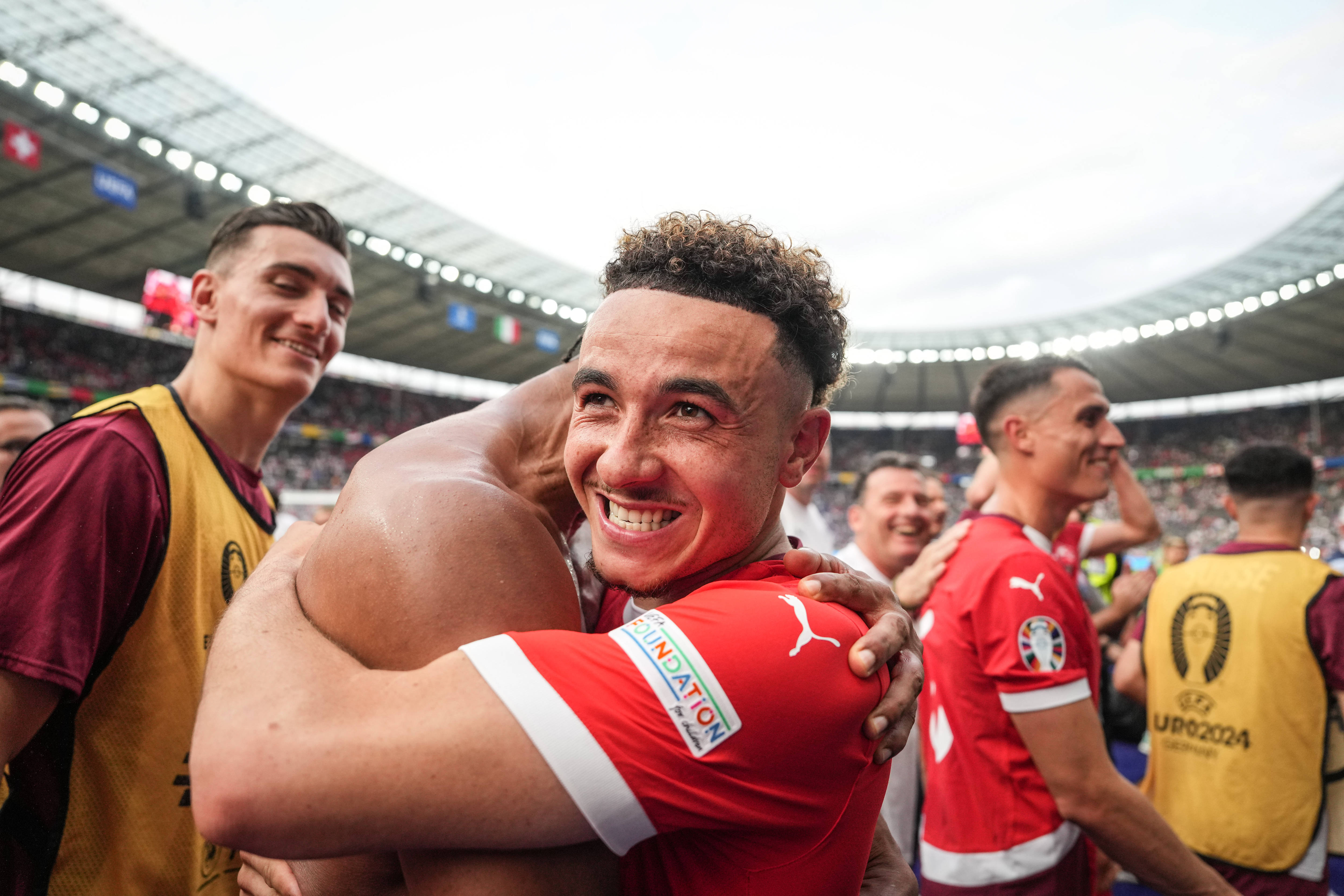 瑞士队在与乌克兰对决中获得胜利